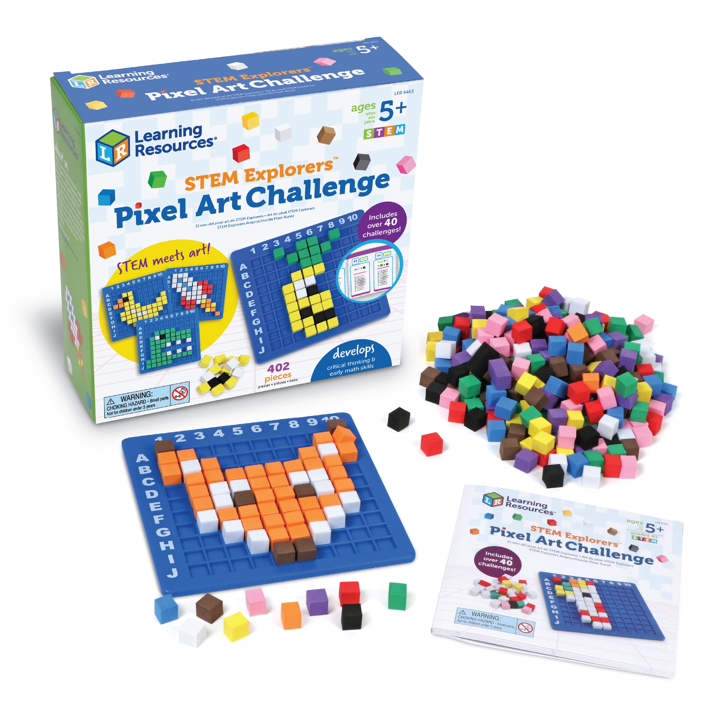 Learning Resources - STEM Explorers Pixel Art Uitdaging
