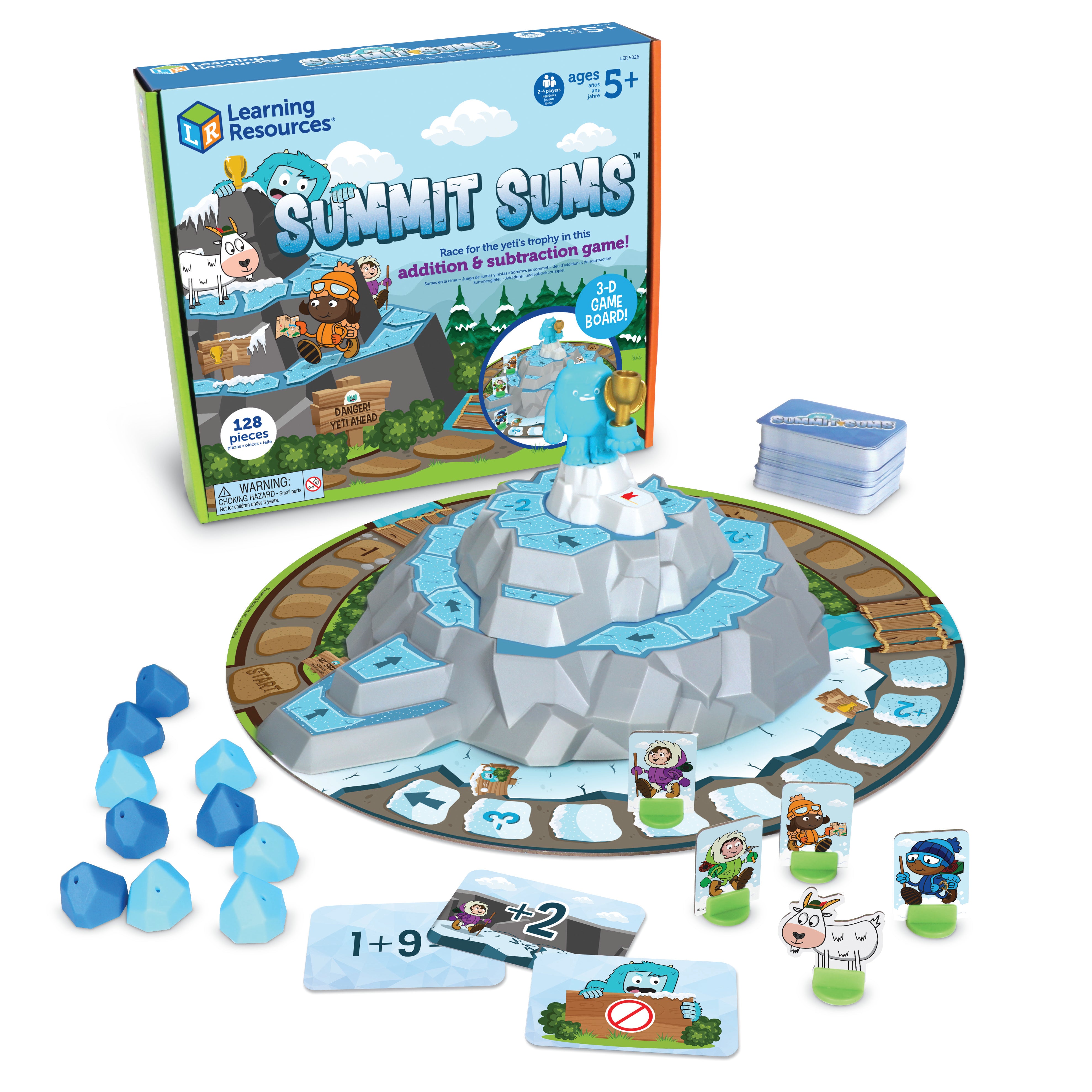 Learning Resources - Summit Sums™ Optellen en Aftrekken Spel