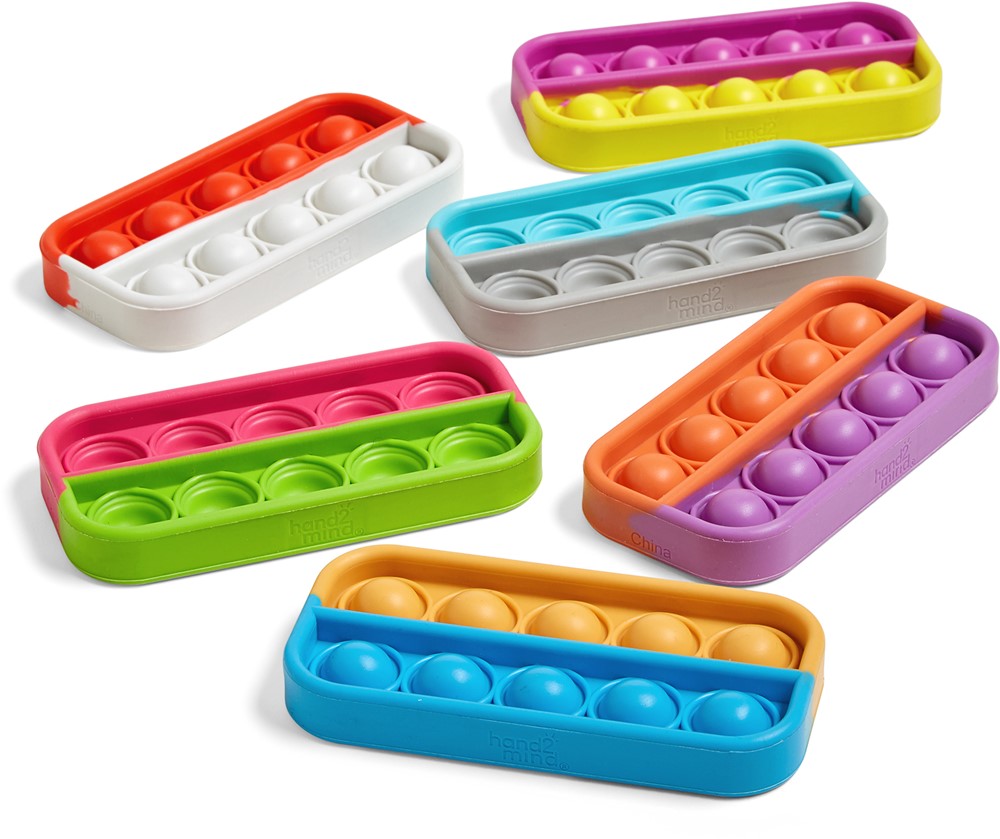 Learning Resources - Tienframe Sensorische Bubble Poppers - Set van 6