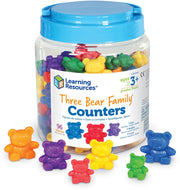 Learning Resources - Drie Berenfamilie Telfiguren Set van 96