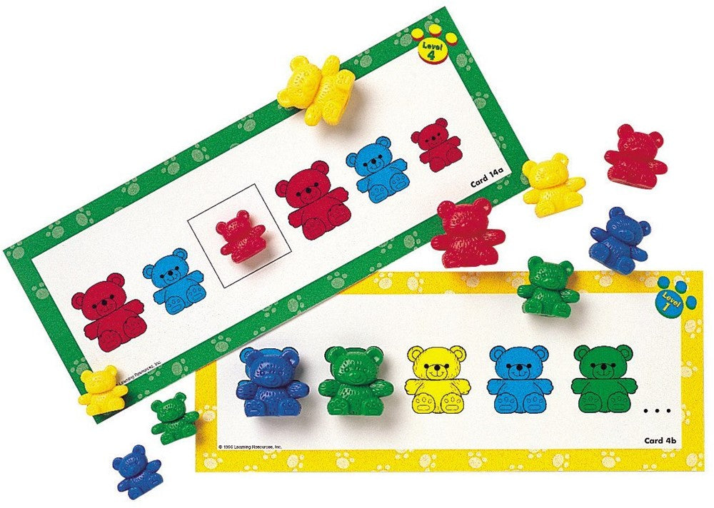 Learning Resources - Drie Berenfamilie Patroonkaarten - Set van 16