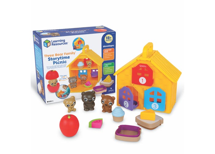 Learning Resources - Drie Berenfamilie Verhaaltjes Picknick