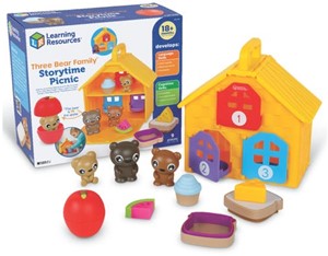 Learning Resources - Drie Berenfamilie Verhaaltjes Picknick