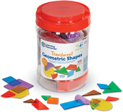 Learning Resources - Doorzichtige Meetkundige Vormen (408 stuks)