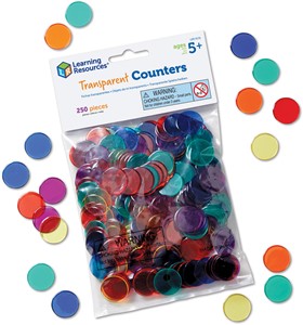 Learning Resources - Doorzichtige Telfiguren (Set van 250)