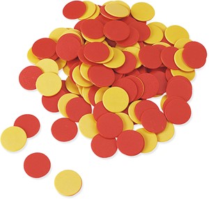 Learning Resources - Tweekleurige Rekenfiches, Slimme Set van 120 Stuks