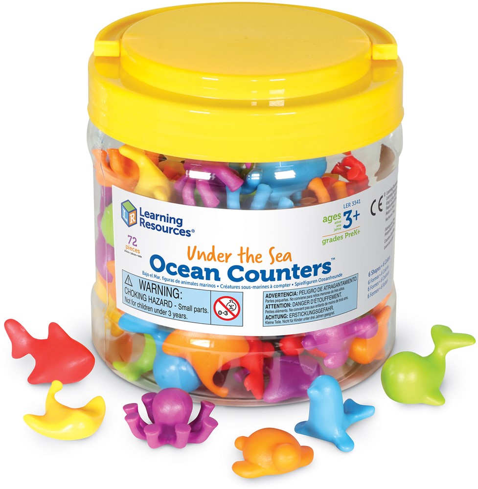 Learning Resources - Onder de Zee Oceaan Telfiguren (Set van 72)