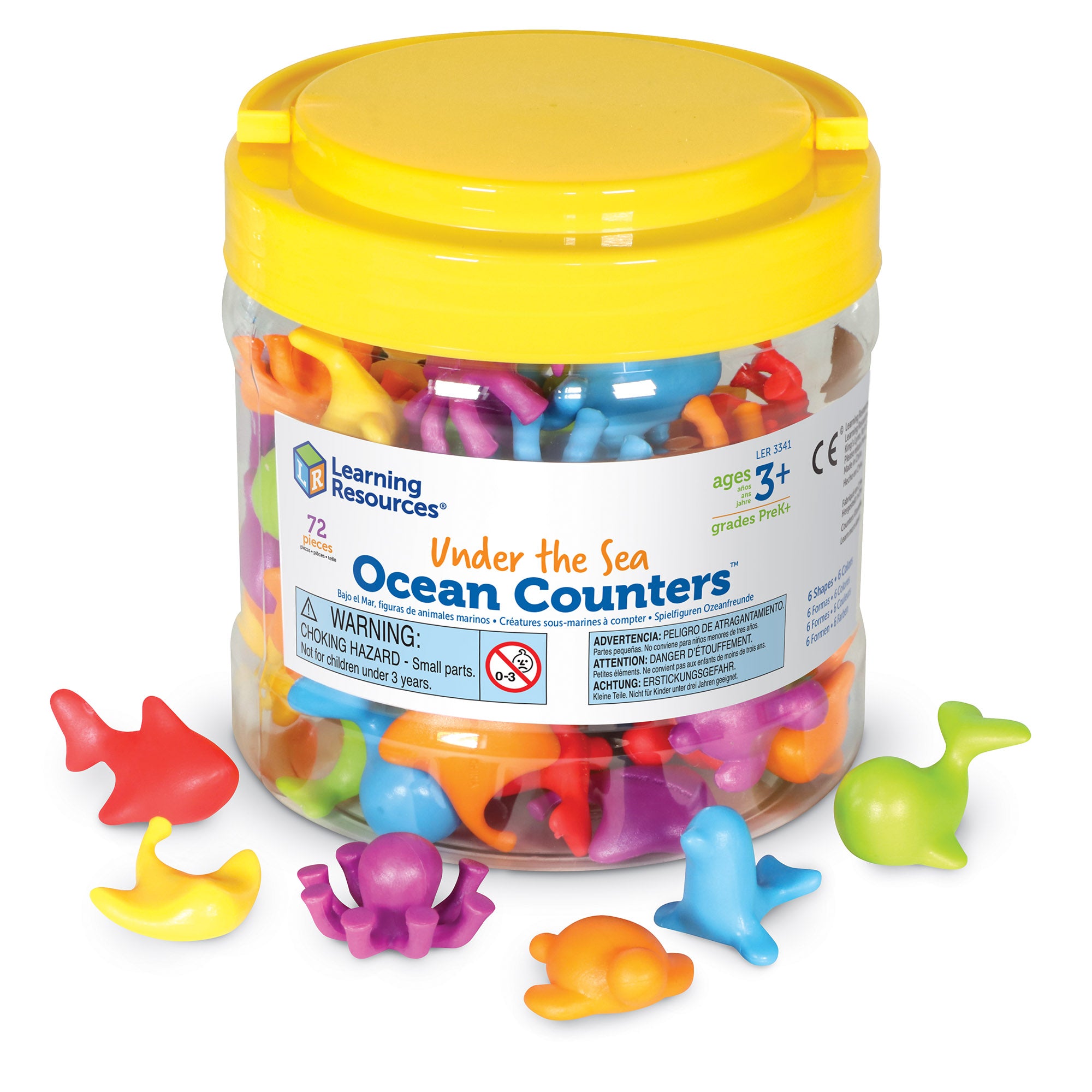 Learning Resources - Onder de Zee Oceaan Telfiguren (Set van 72)