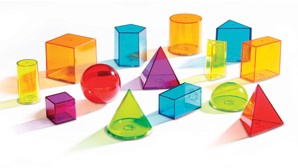 Learning Resources - Doorzichtige Meetkundige Vormen - Set van 14