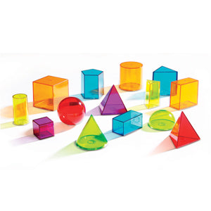 Learning Resources - Doorzichtige Meetkundige Vormen - Set van 14