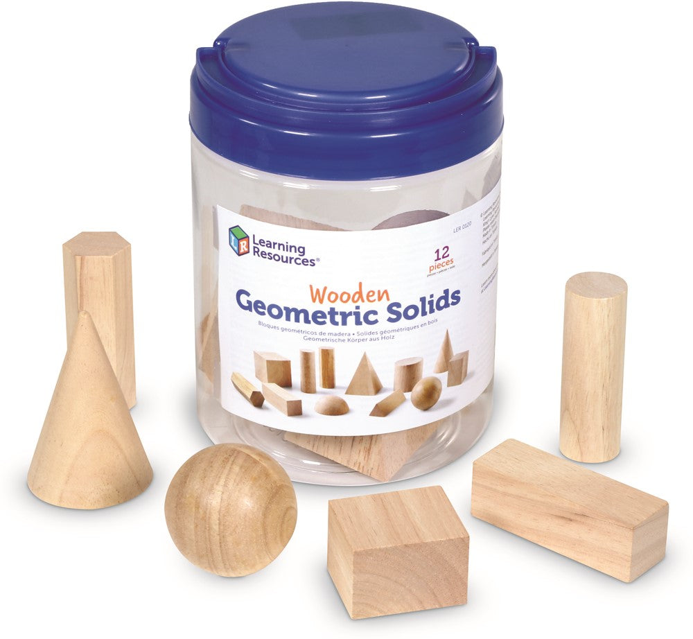 Learning Resources - Houten Meetkundige Lichamen (Set van 12)