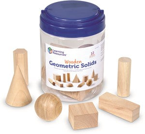 Learning Resources - Houten Meetkundige Lichamen (Set van 12)