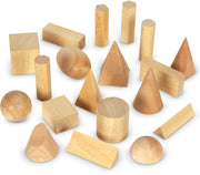 Learning Resources - Houten Meetkundige Lichamen (Set van 19)