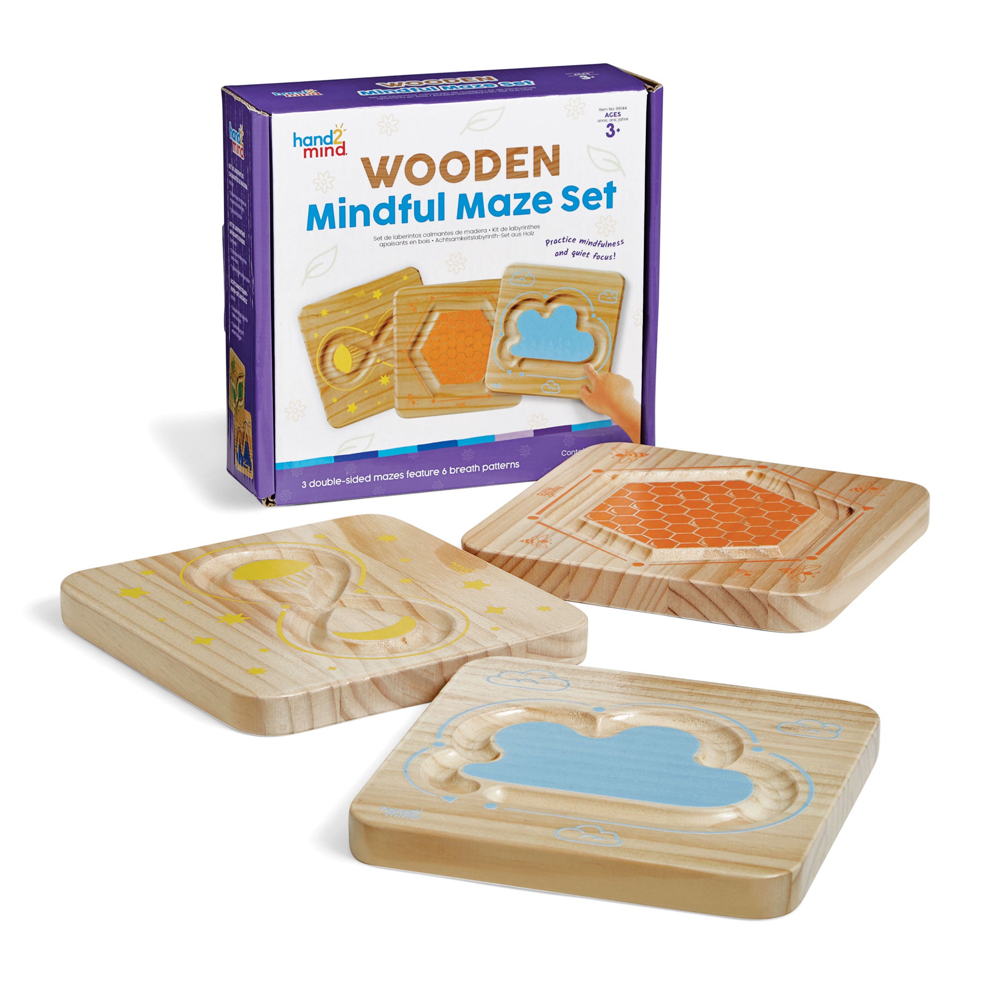 Learning Resources - Houten Mindful Doolhof Set