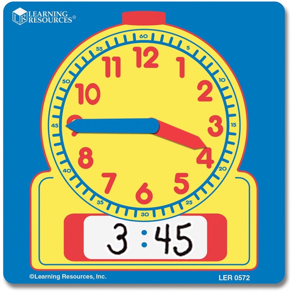 Learning Resources - Uitwisbare Leerklokken Set van 10 Stuks