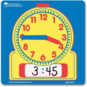 Learning Resources - Uitwisbare Leerklokken Set van 10 Stuks