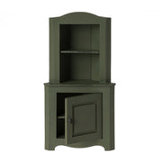 Maileg - Meubels - Hoekkast donkergroen - 23 cm hoog