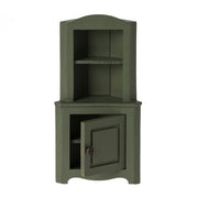 Maileg - Meubels - Hoekkast donkergroen - 15,5 cm hoog