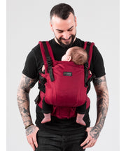 Isara - Ergonomische Draagzak 'The One' Scarlet