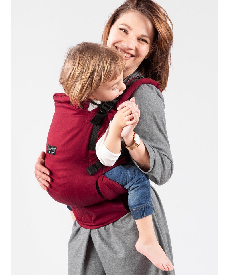 Isara - Ergonomische Draagzak 'The One' Scarlet