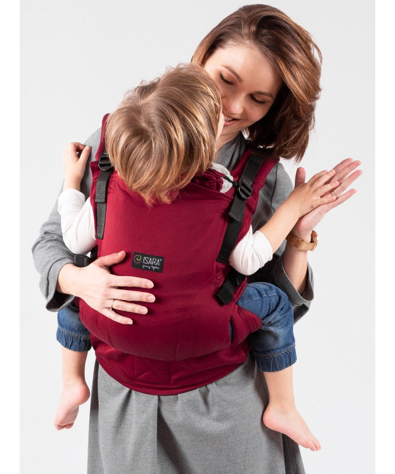 Isara - Ergonomische Draagzak 'The One' Scarlet