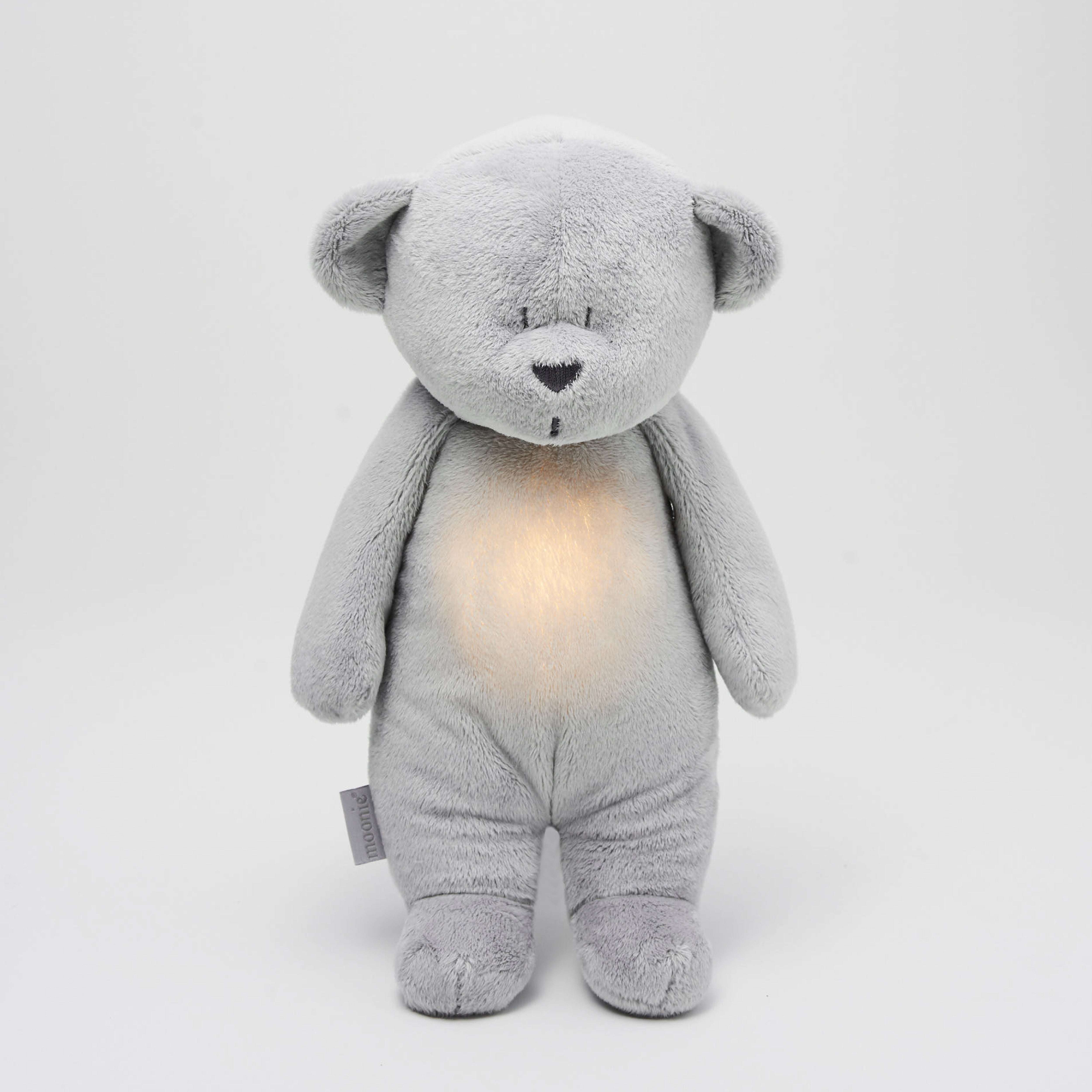 Moonie Beer Knuffel met Nachtlampje Silver