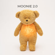 Moonie - Slaapknuffel The Humming Bear 2.0 - Honey Natur White Noise