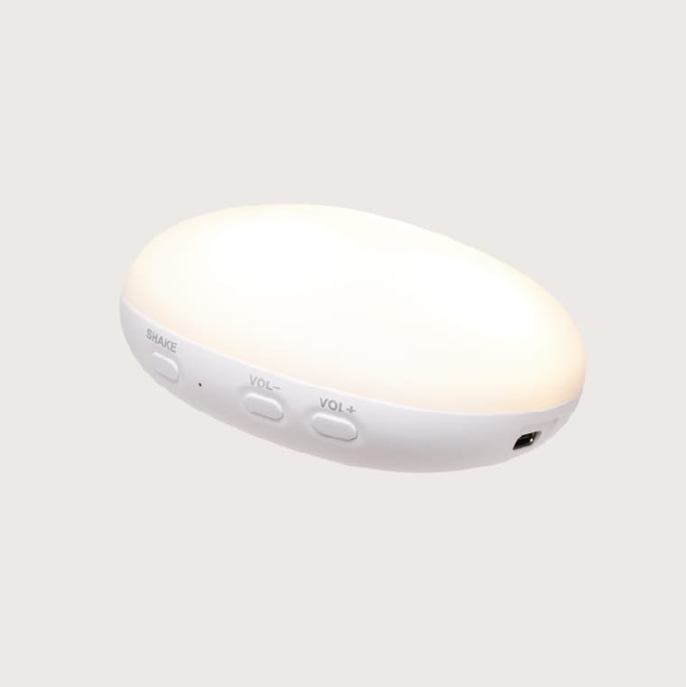 Moonie - Slaapknuffel The Humming Bear 2.0 - Honey Natur White Noise