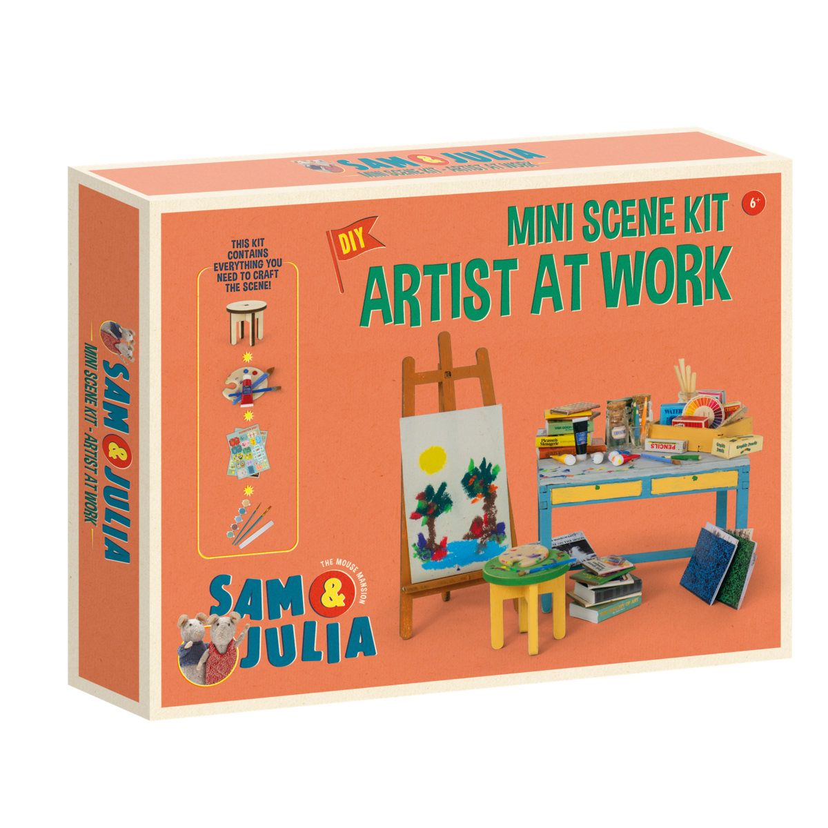 Het Muizenhuis Mini Scene Kit Kunstenaarsatelier