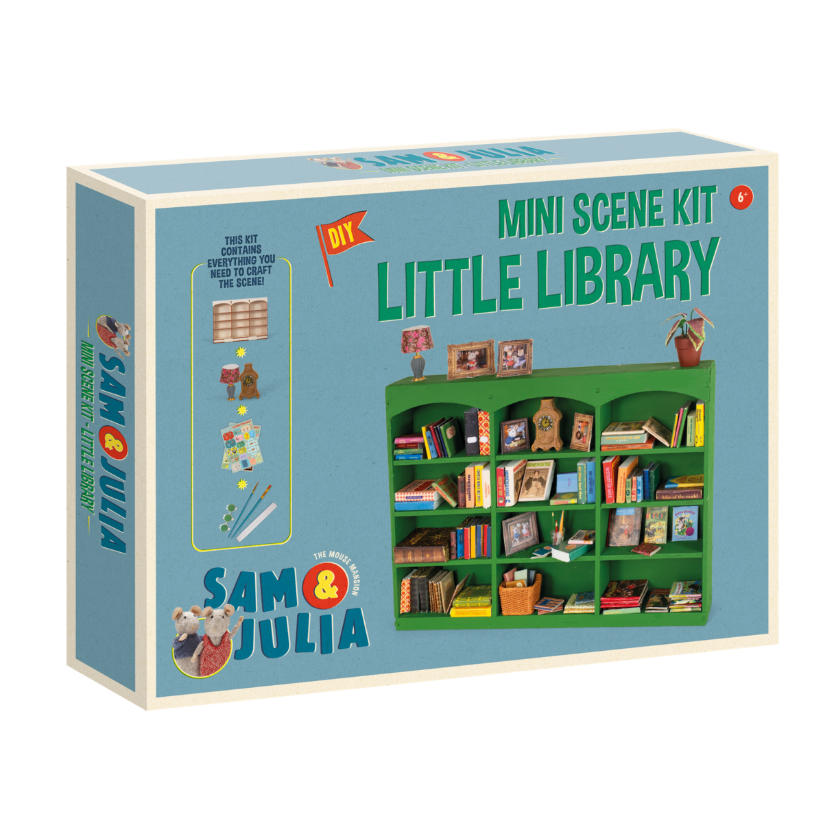 Het Muizenhuis Mini Scene Kit Bibliotheek