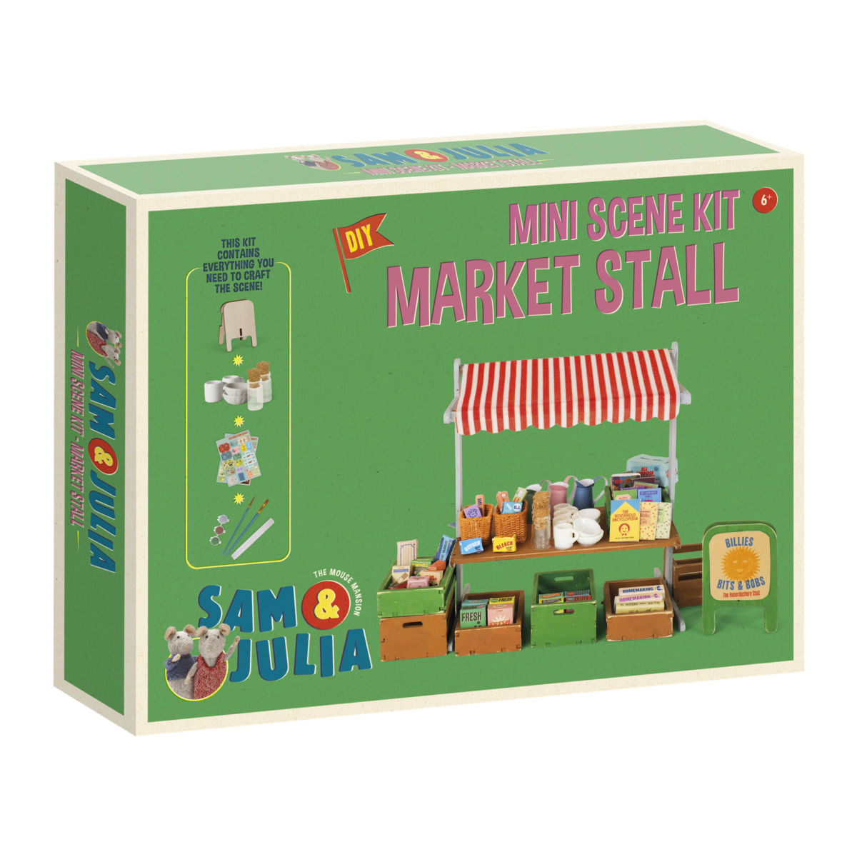 Het Muizenhuis Mini Scene Kit Marktkraam