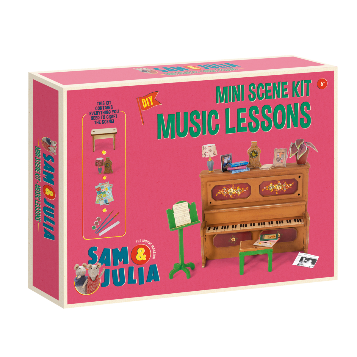 Het Muizenhuis Mini Scene Kit Muziekles
