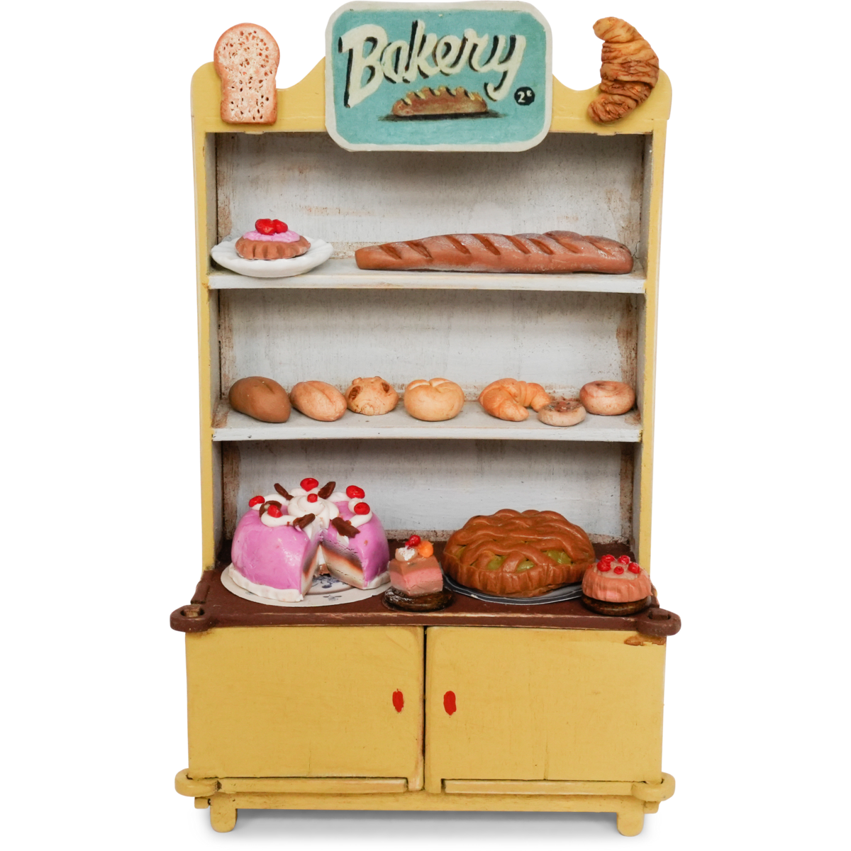 Miniaturen gemaakt van polymeerklei
