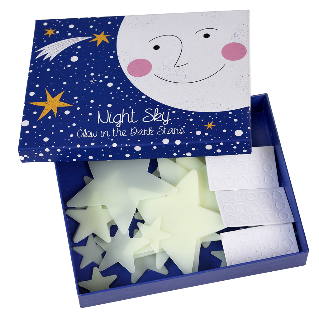 Rex London - Glow-in-the-dark sterren (doos met 30 stuks)