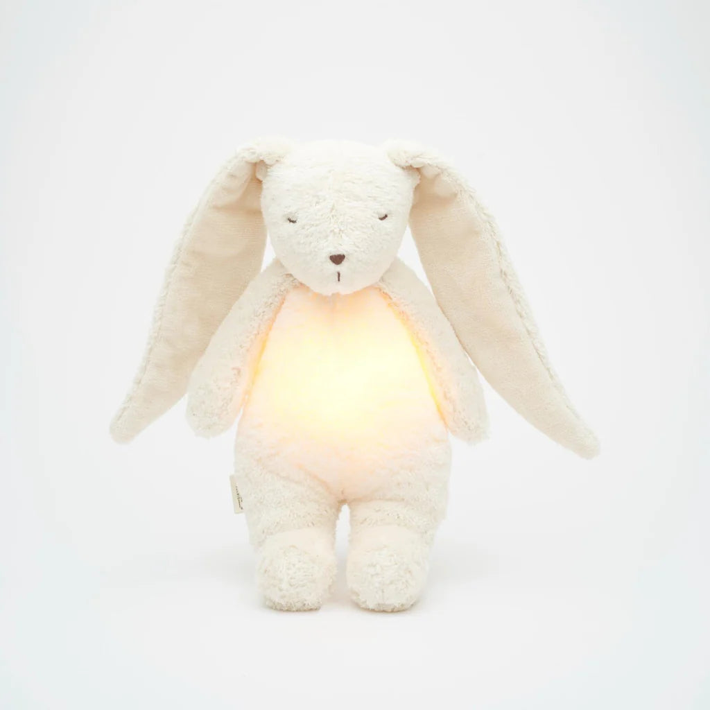 Moonie - Slaapknuffel The Humming Bunny 2.0 - Polar Natur White Noise