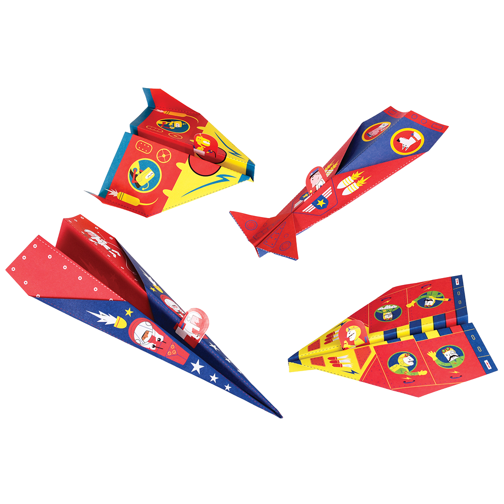 Rex London - Origami Set Papieren Vliegtuigjes voor Kinderen