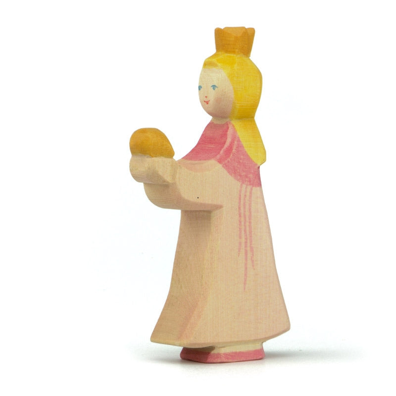 Ostheimer - Houten sprookjesfiguren - Prinses met de gouden bal