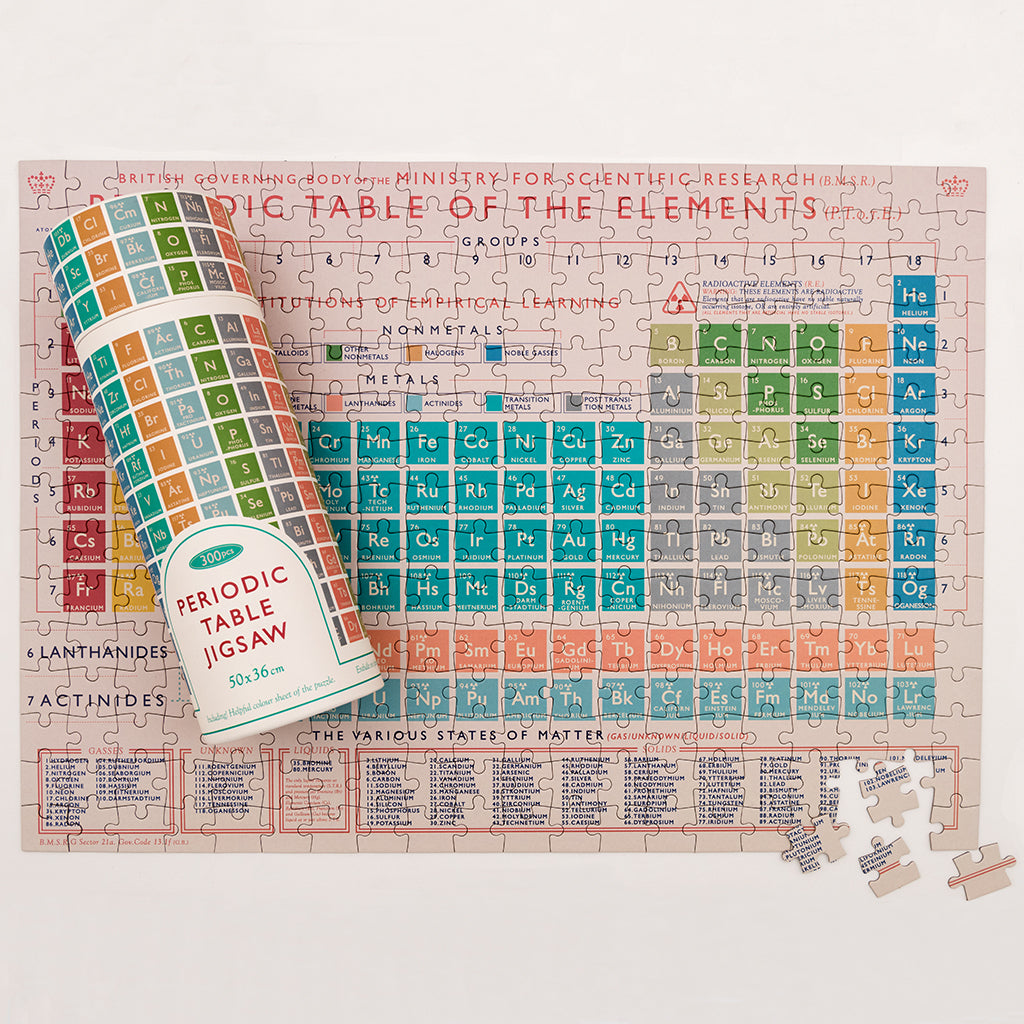 Rex London - Legpuzzel in Koker Periodiek Systeem (300 stukjes)