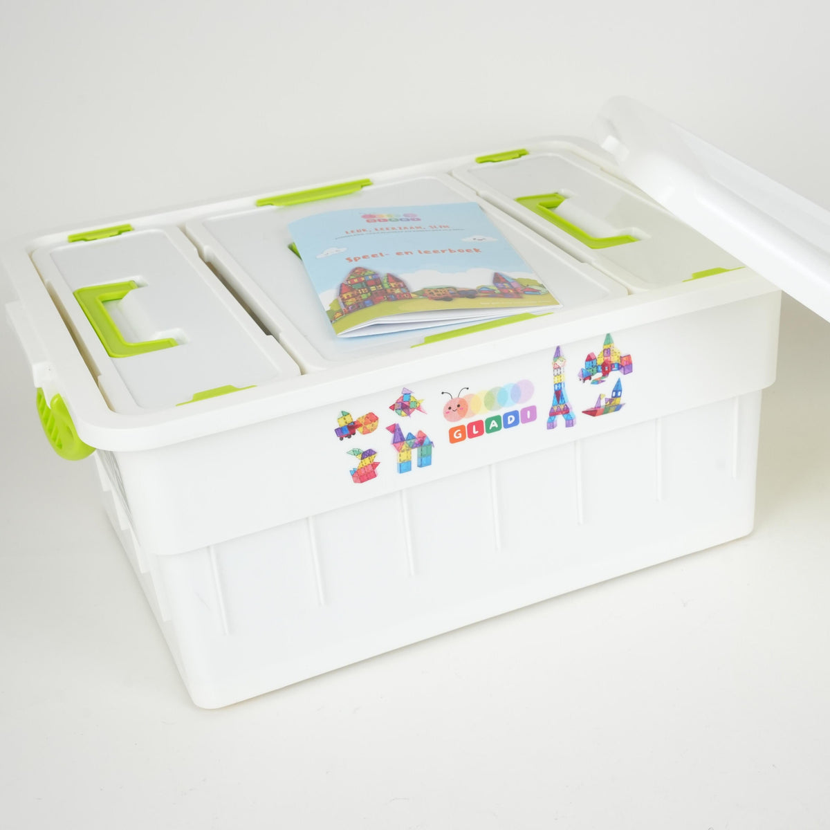 Gladi Tiles Schoolbox 500 stuks opbergbox