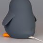 MegaLight - Nachtlamp wekker pinguïn met fotohouder 13 cm