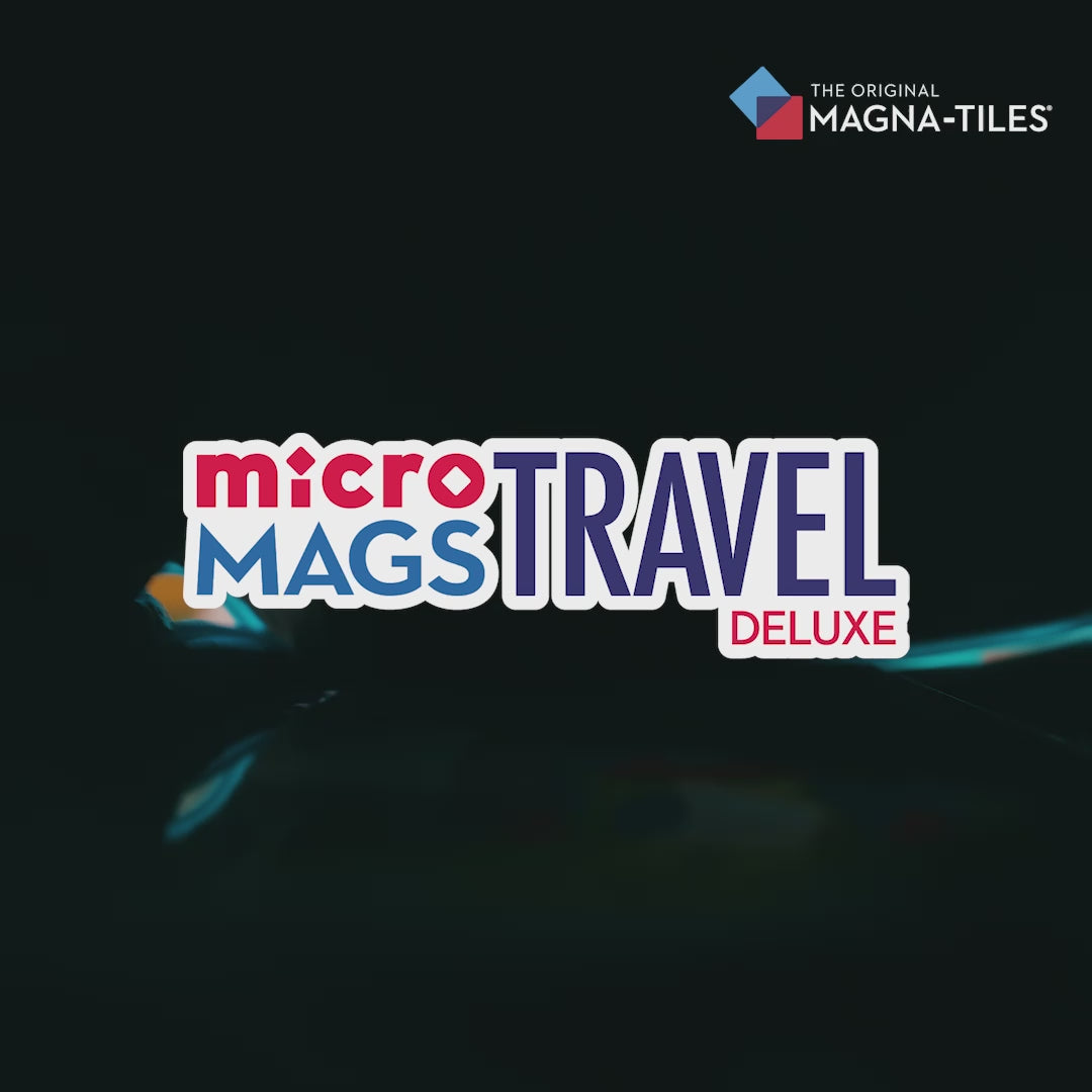 Video laden: MAGNA-TILES® Travel set Deluxe MicroMags (55 stuks)