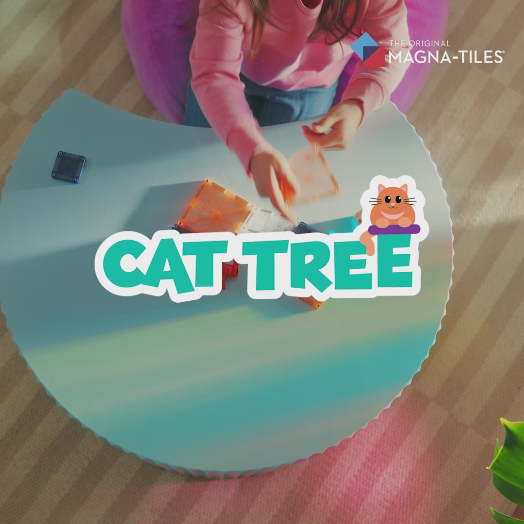 Video laden: MAGNA-TILES® Cat tree met microMags (13 stuks)