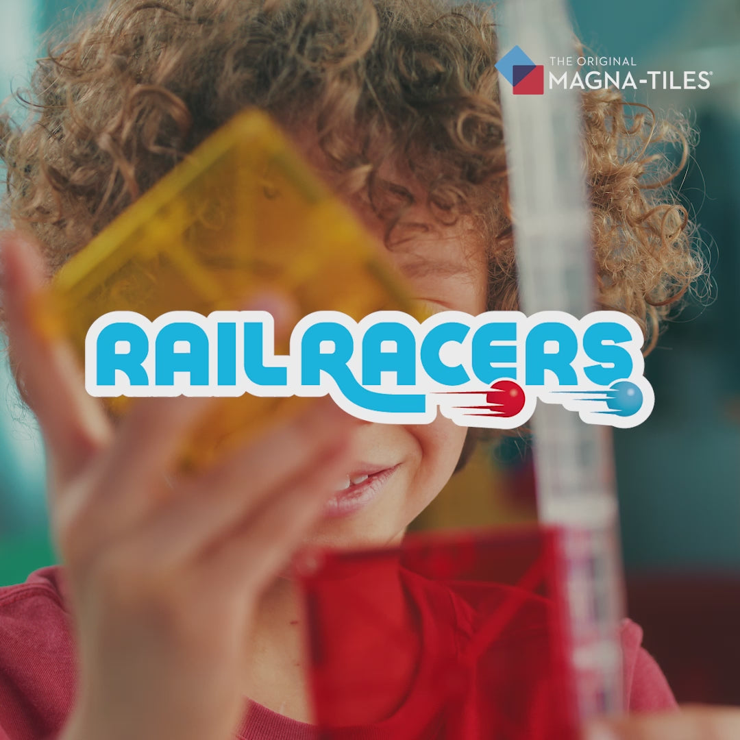 Video laden: MAGNA-TILES® Rail Racers (33 stuks)