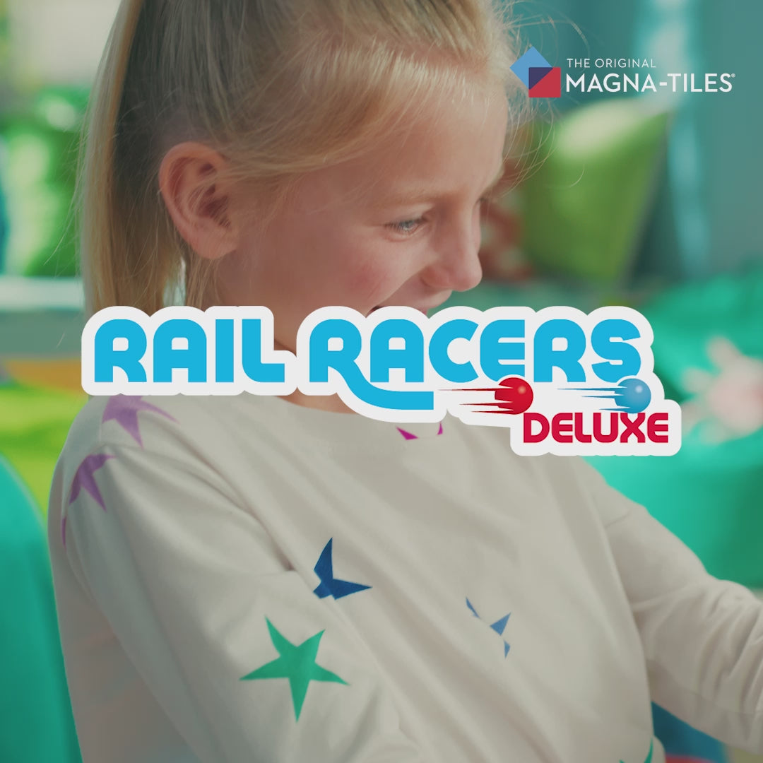 Video laden: MAGNA-TILES® Rail Racers met microMAGS (90 stuks)