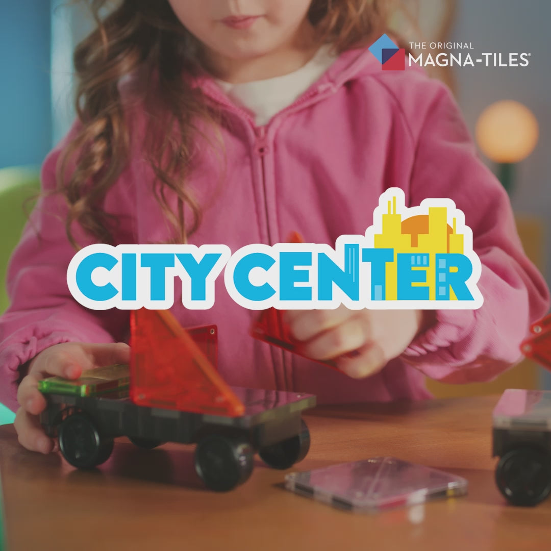 Video laden: MAGNA-TILES® City Center met microMAGS (110 stuks)