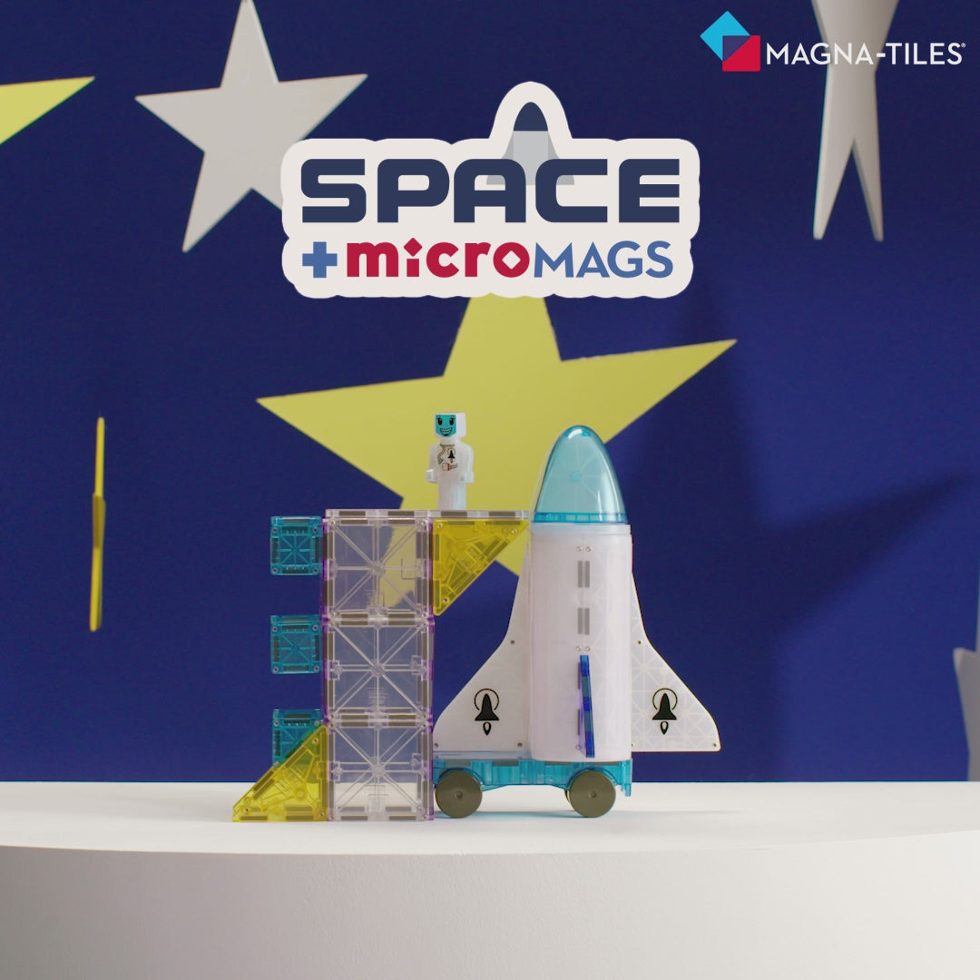 Video laden: MAGNA-TILES® 32 Space Ruimte set met microMAGS