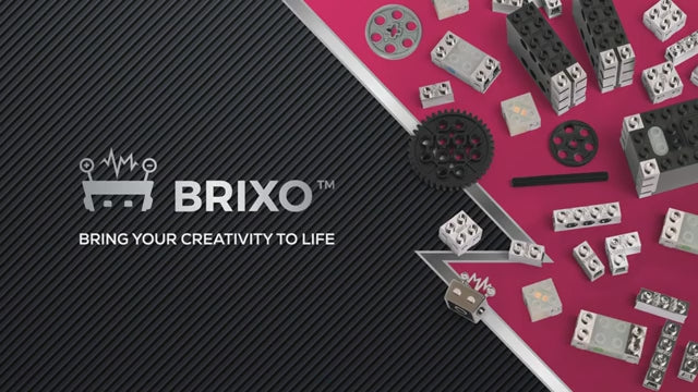 Brixo - elektrische bouw blokken - Genius Master Kit (246 stuks)