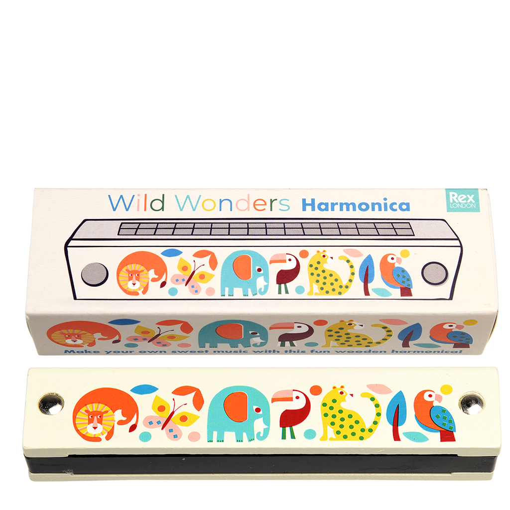 Rex London - Houten Mondharmonica Wild Wonders
