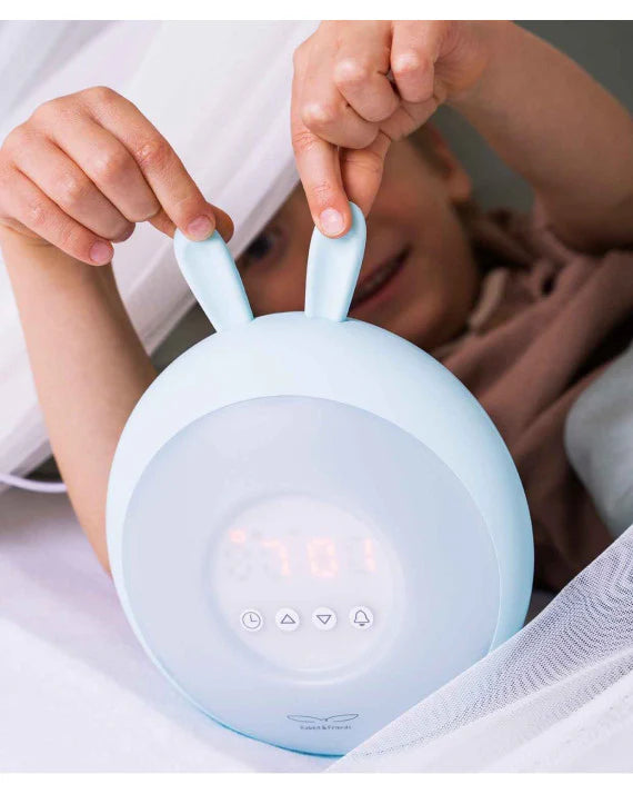Rabbit & Friends - Wake Up lamp met Alarmfunctie - Blauw