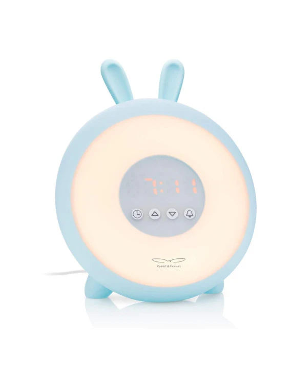 Rabbit & Friends - Wake Up lamp met Alarmfunctie - Blauw